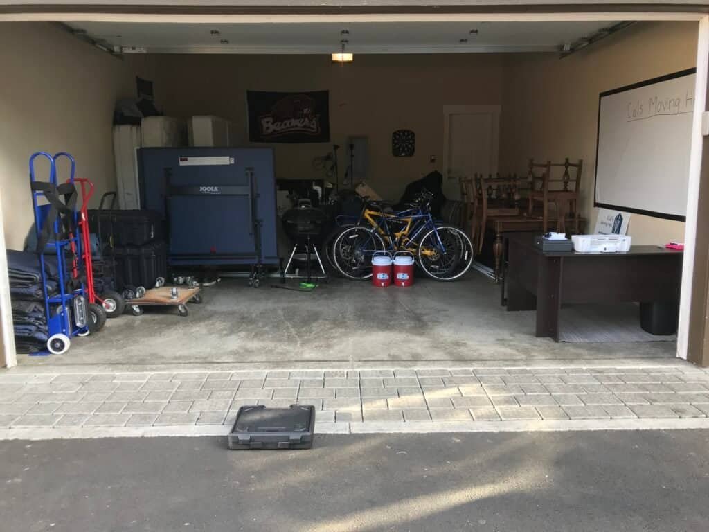 Cal's Moving team loading a truck for a Redmond, Oregon relocation