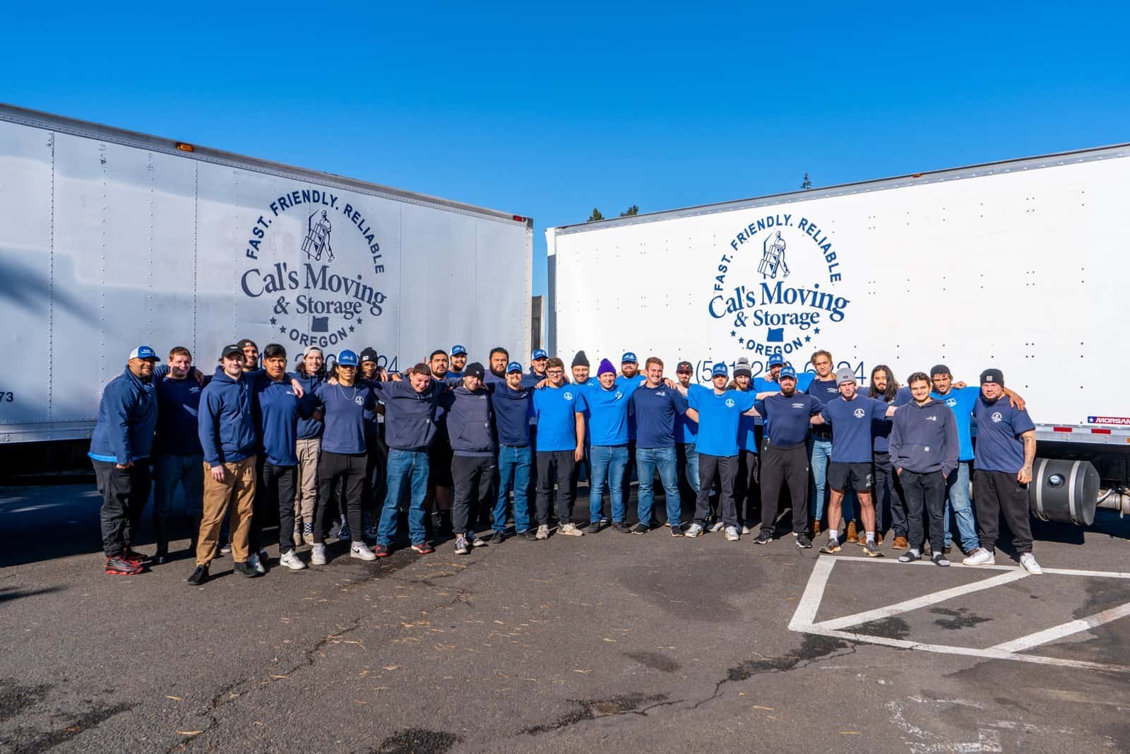 The Cal's Moving & Storage team